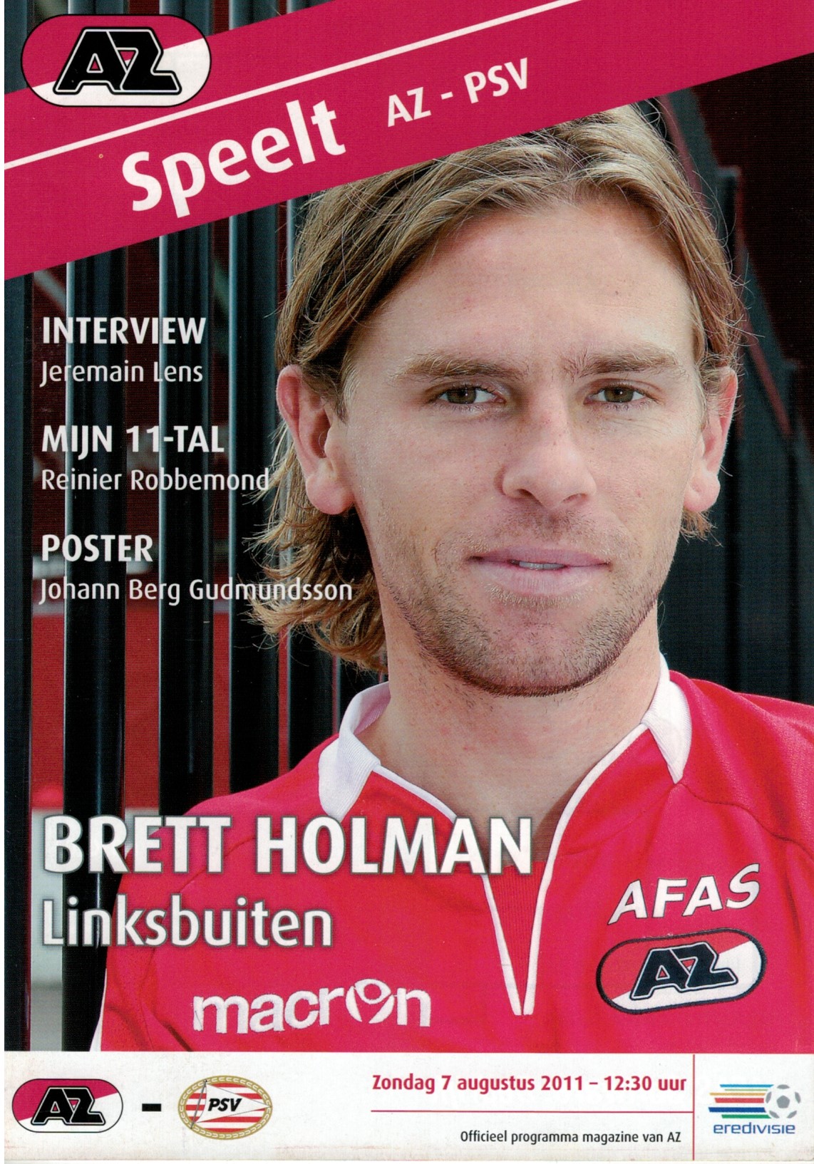 AZ Programma 7-aug-2011 PSV thuis